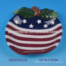 American flag design ceramic bowl